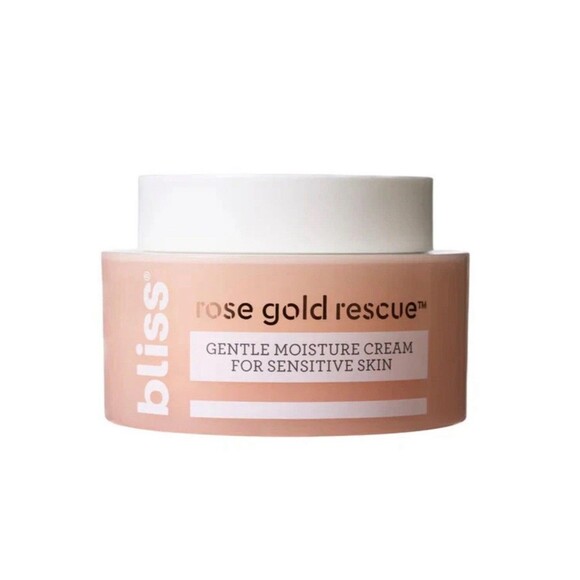 Bliss Rose Gold Rescue Gentle Moisture Cream for Sensitive Skin - 1.5 fl oz NWB - Picture 1 of 5